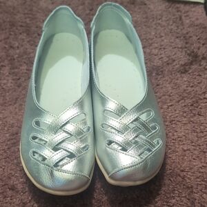 Fangsto Women's Cowhide Leather Loafers Flats San